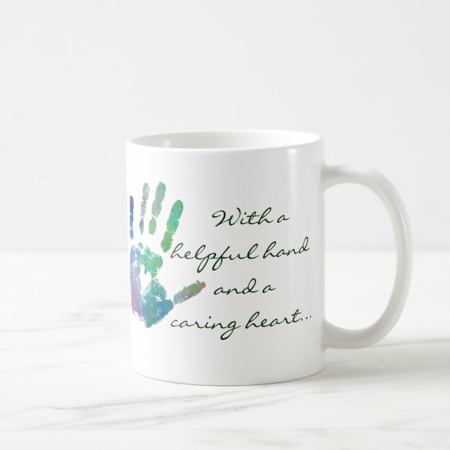 Café Caneca de inquietação do coração (Direita)