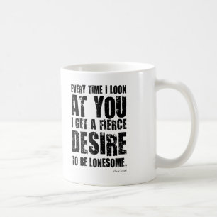 Café Caneca de insulto #5 - desejo. Presente incomum