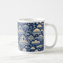Café Caneca de Invasão Alienígena