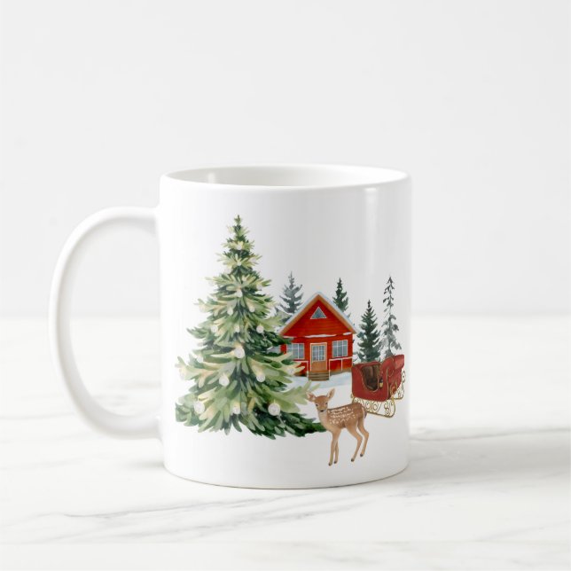 Café Caneca de Inverno Aconchegante para Manhãs Lentas (Esquerda)