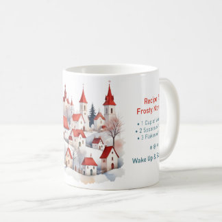Café Caneca de Inverno "Pinguim Acorda e Brilhe"