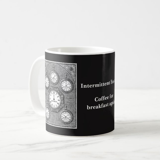 Café Caneca de jejum intermitente do pulso de disparo (Frente Esquerda)