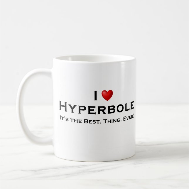 Café Caneca de Jogo de Palavras (Esquerda)