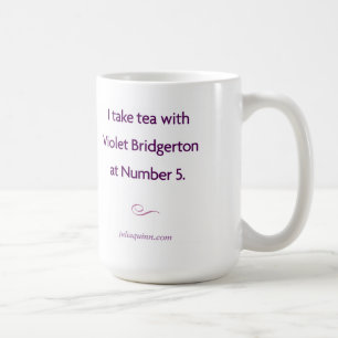 Café Caneca de Julia Quinn "Bridgerton violeta"