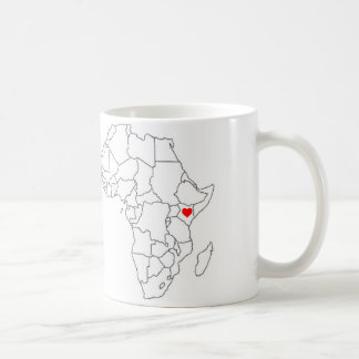 Café Caneca de Kenya, África