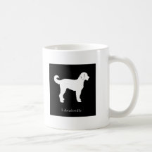 Caneca de Labradoodle (preto)