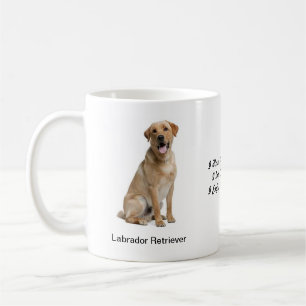 Café Caneca de labrador retriever - com dois imagens e