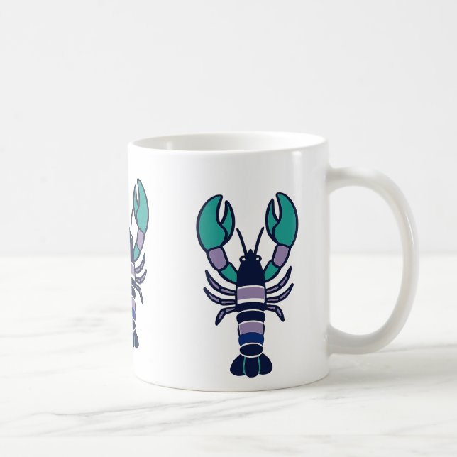 Café Caneca de Lagosta Náutica (Direita)