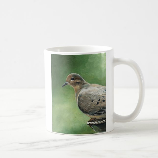 Café Caneca de lamentação da arte da pomba (Direita)