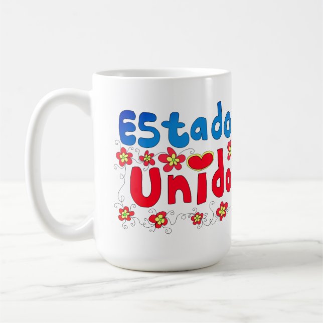 Café caneca de latte dos estados unidos (Esquerda)