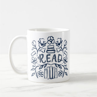 Café Caneca de leitura