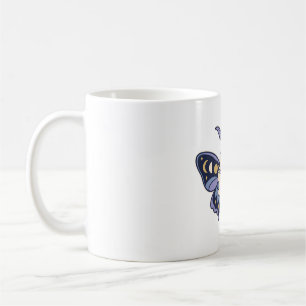 Café Caneca de Leitura da Mariposa da Fase Lunar - Cele