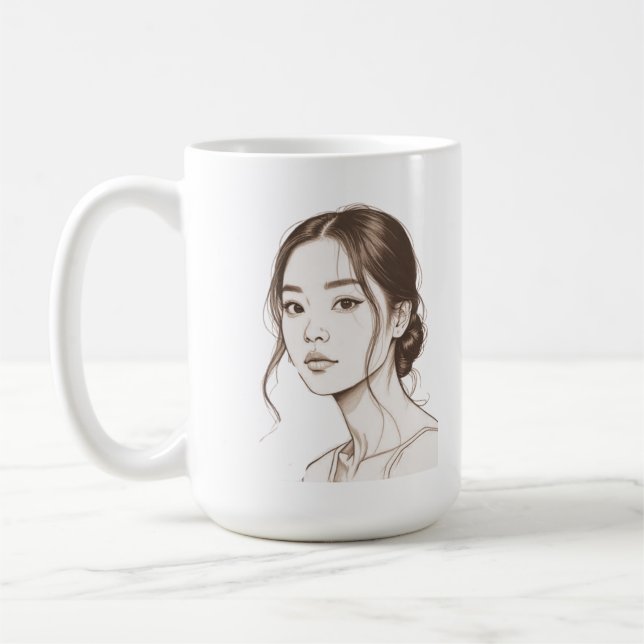 Café Caneca de letra MemoryUs- San Ga (Esquerda)