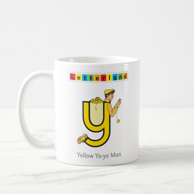 Café Caneca de Letterland | JJ (Esquerda)