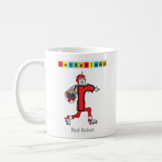 Café Caneca de Letterland | Rr (Esquerda)