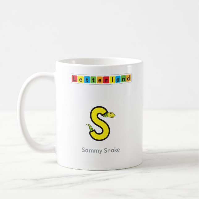 Café Caneca de Letterland | Ss (Esquerda)