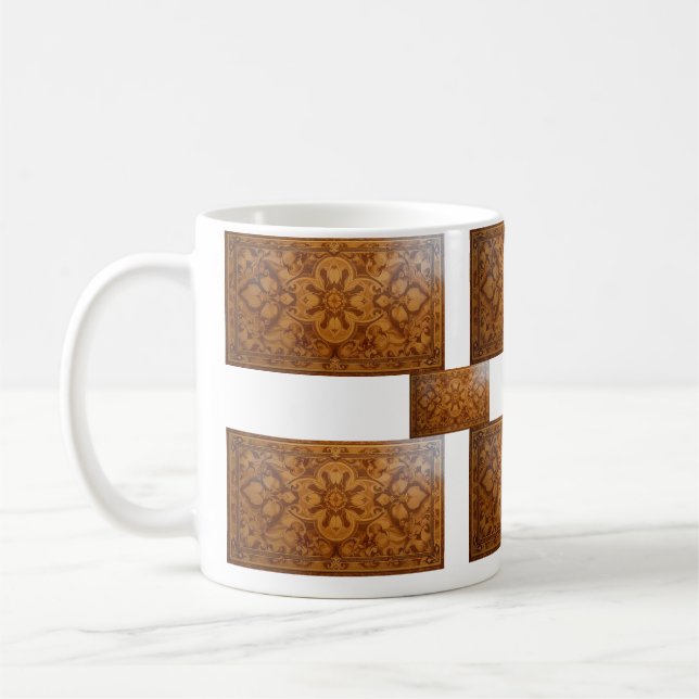 Café Caneca de Listra em Bloco Rústico (Esquerda)