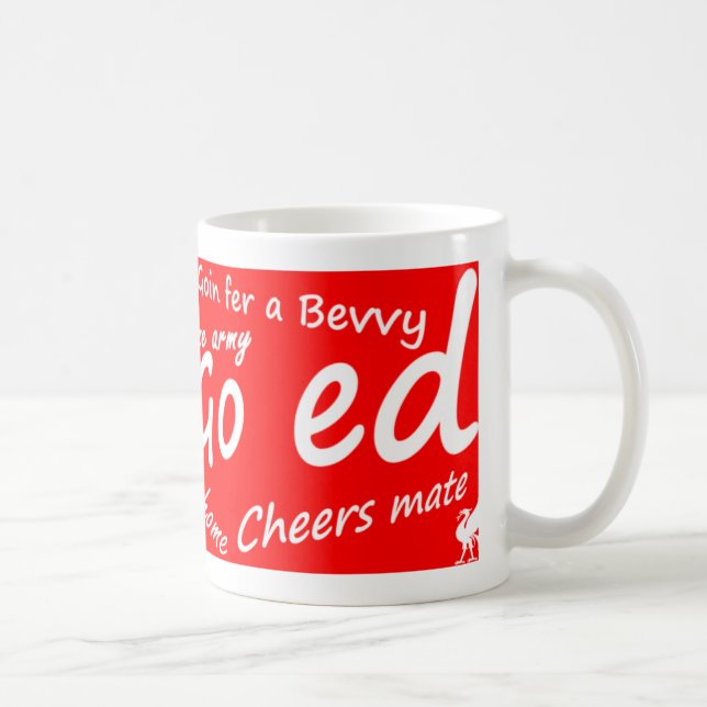 Café Caneca de Liverpudlian/Wacker, vermelha (Direita)