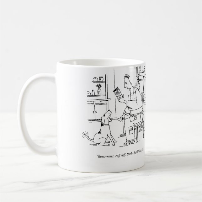 Café Caneca de Livro de Histórias de Cães (Esquerda)