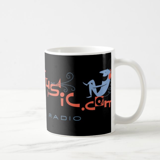 Café Caneca de LuxuriaMusic - fundo preto (Direita)