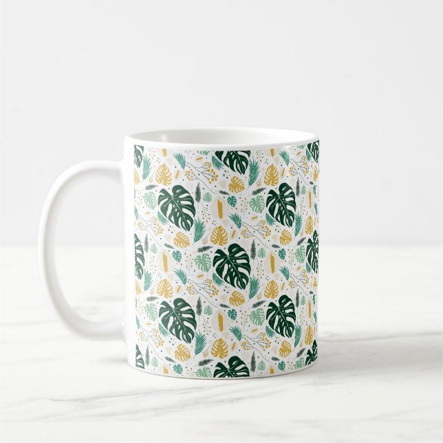 Café Caneca de Luz para Planta Monstera (Esquerda)