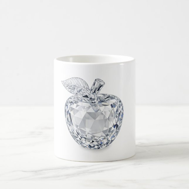 Café Caneca de Maçã de Cristal Facetado (Centro)