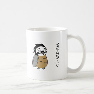 Café Caneca de madeira da codorniz do crachá