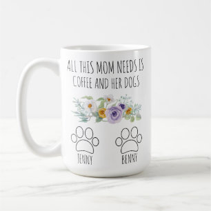 Café Caneca de Mãe de Cachorro - Presente Personalizado