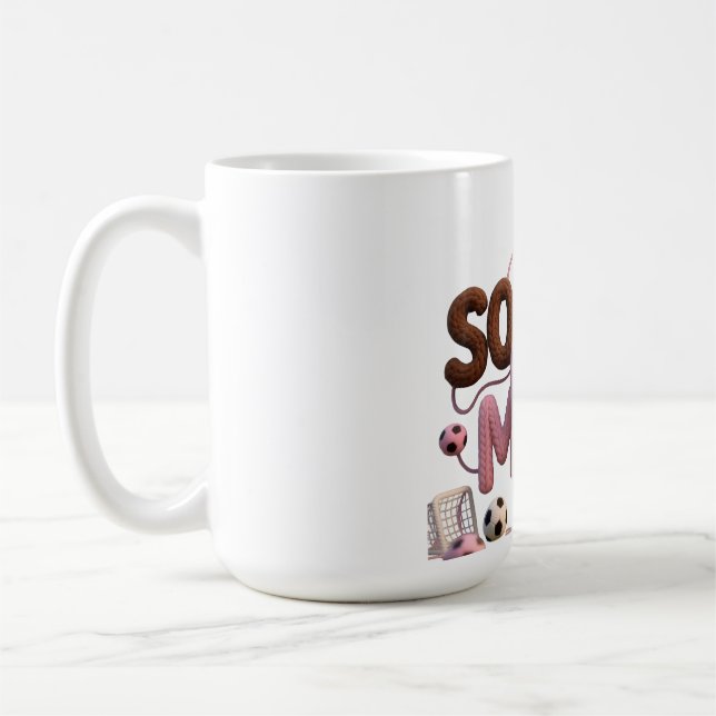 Café Caneca de Mãe de Futebol – Presente de Cobertura d (Esquerda)