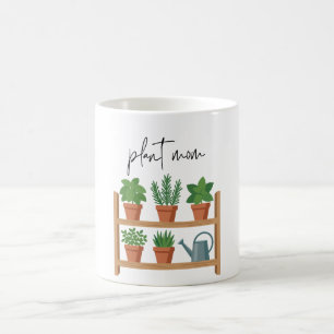 Café caneca de mãe de planta