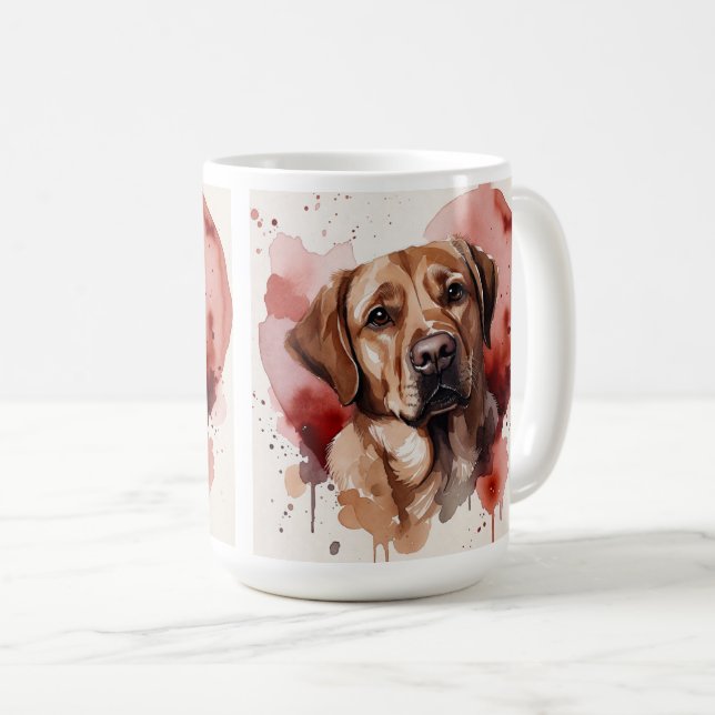 Café Caneca de Mãe Orgulhosa do Labrador | Presente do  (Frente Esquerda)