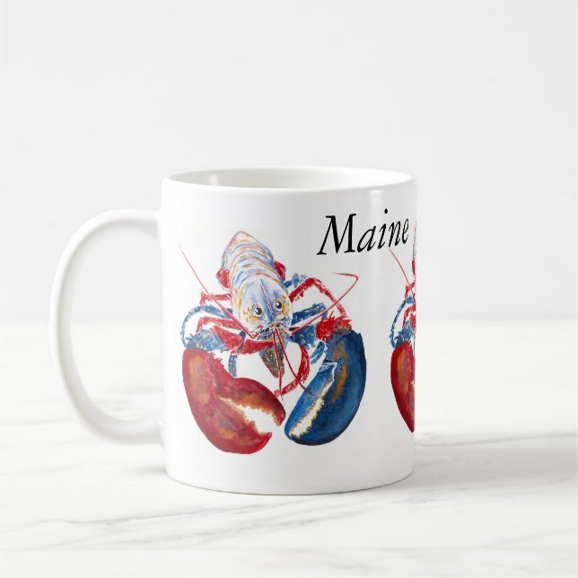 Café Caneca de Maine da lagosta da liberdade (Esquerda)