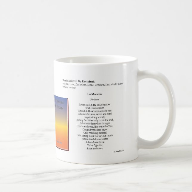 Café Caneca de Mancha do La de Pete poético (Direita)