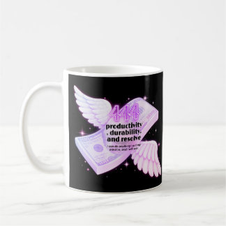 Café Caneca de Manifestação de Dinheiro Número do Anjo 