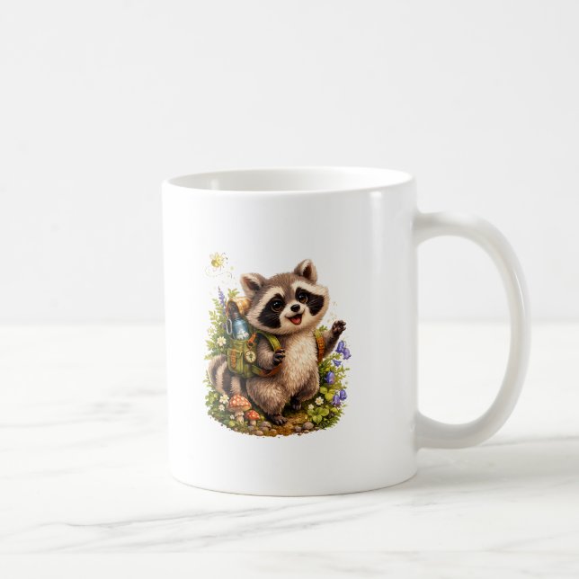 Café Caneca de Mapache de Acampamento de Verão – Explor (Direita)