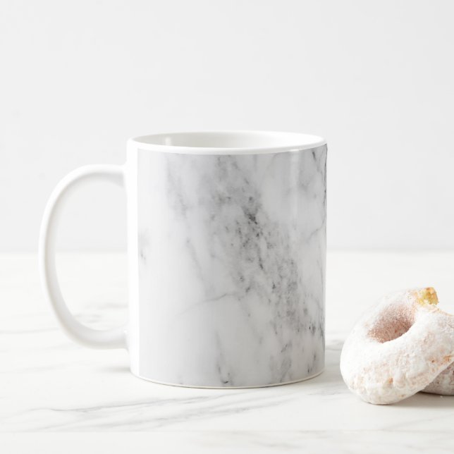 Café Caneca de mármore (Com Donut)
