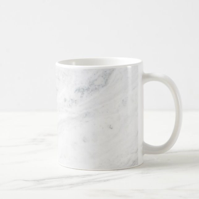 Café Caneca de mármore branca (Direita)