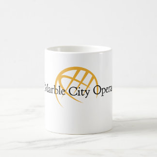 Café Caneca de mármore da ópera da cidade