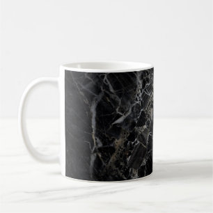 Café Caneca de mármore preta