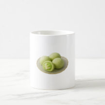 Caneca de matcha cortada