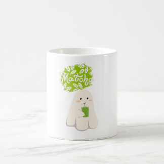 Café Caneca de matcha fofa