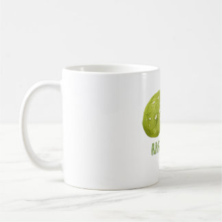 Café caneca de matcha fofa