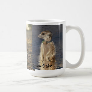 Café Caneca de Meerkat do floco de neve de Toblerone