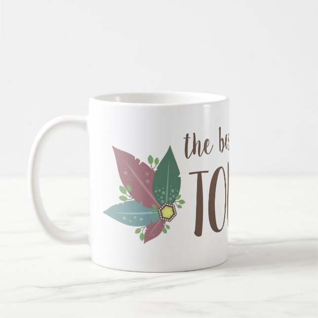 Café Caneca de meia-caligrafia motivadora (Esquerda)