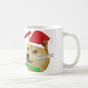 Café Caneca de Meme do Doge do Natal