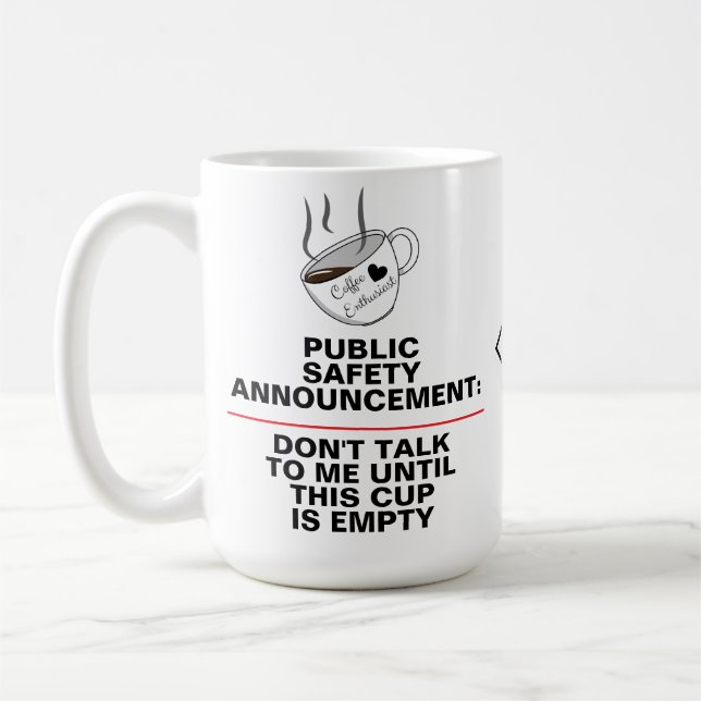 Café Caneca de Meme e Piada de Cafeína | Presente Diver (Esquerda)