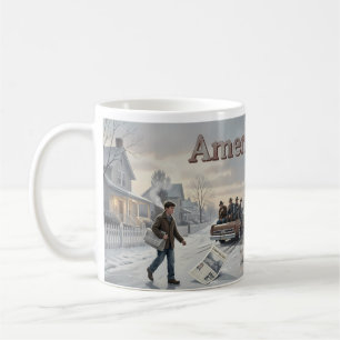Café Caneca de Memória Americana Jukebox da Estrada de