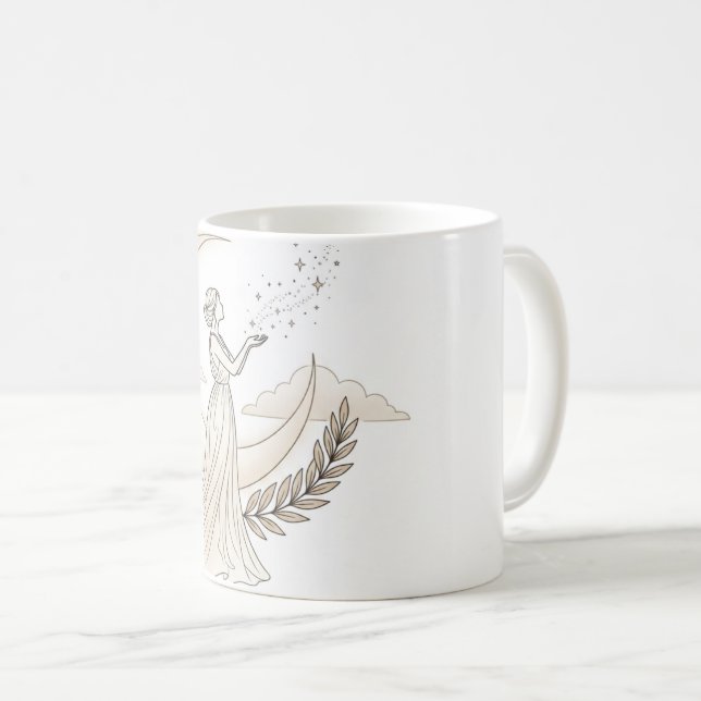 Café Caneca de Mentalidade Positiva para Mulheres (Frente Esquerda)