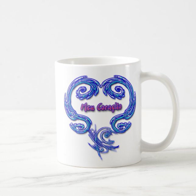 Café Caneca de Meu Coracao (portuguesa) (Direita)