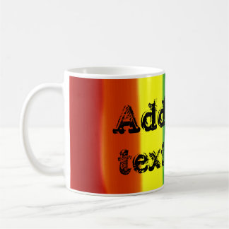 Café Caneca de mistura arco-íris
